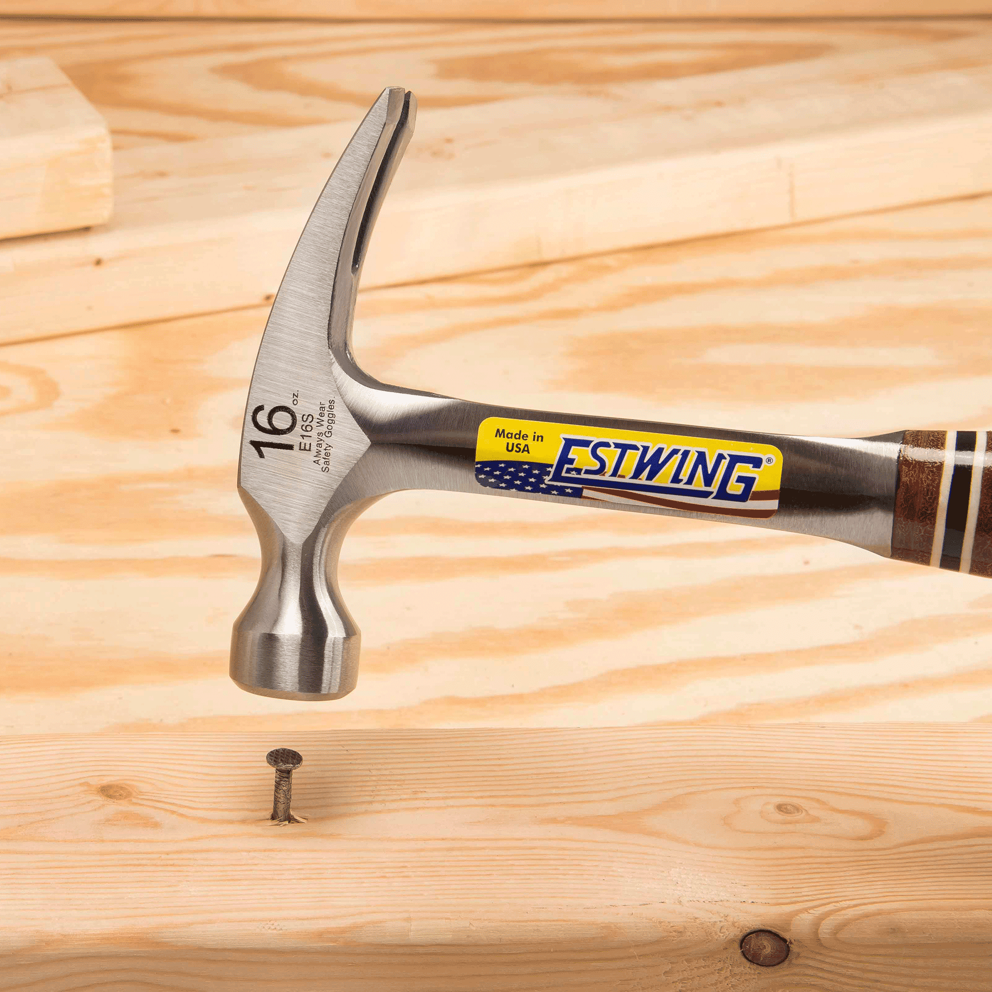 Estwing Rip Hammer 16 oz. Leather (E16S)